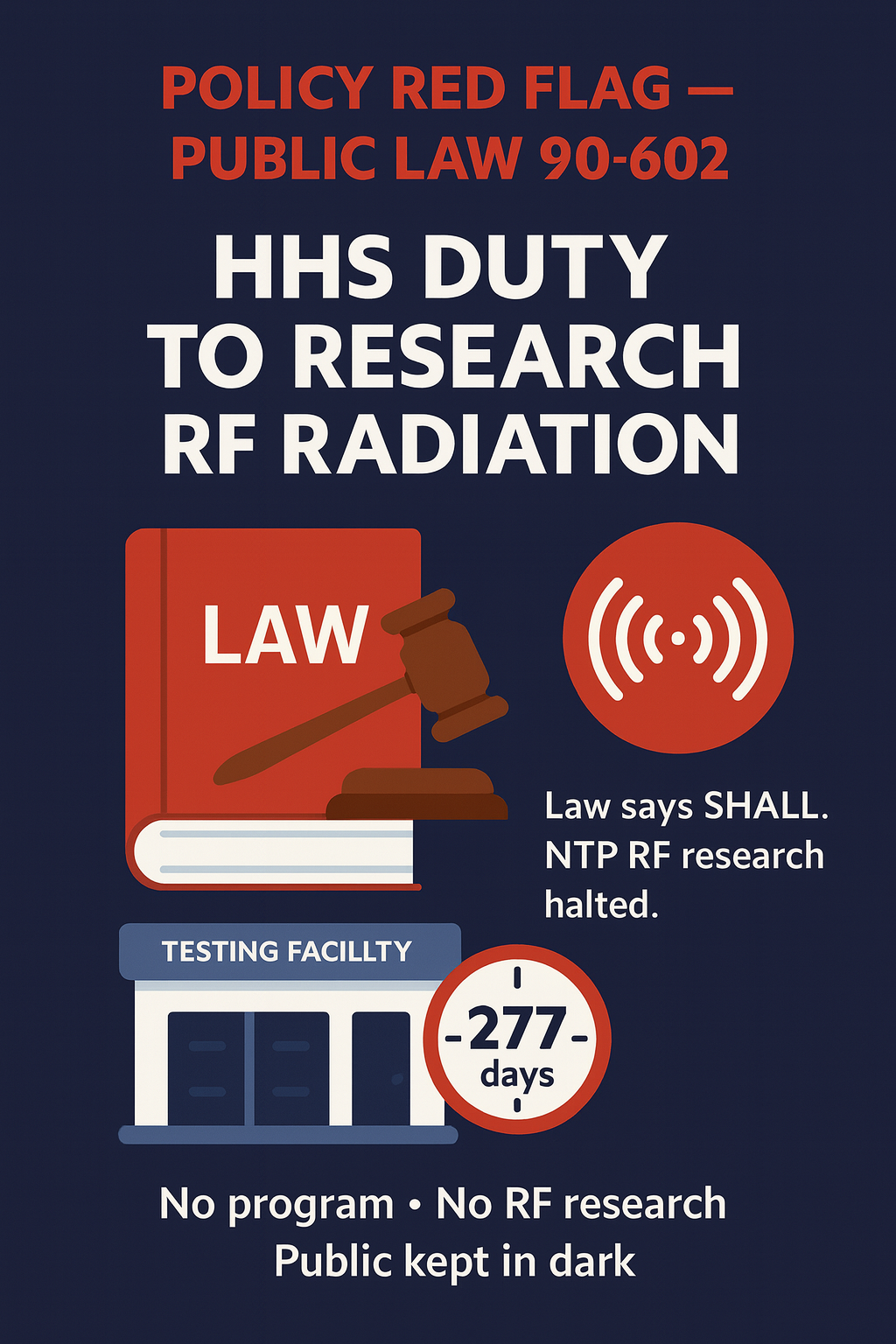 👉Policy Red Flag — Public Law 90-602 (Radiation Control Act)